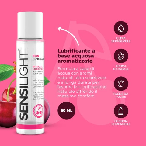 Lubrykant Wodny IntimateLine Sensilight Wiśnia 60 ml Lubrykant Wodny IntimateLine Sensilight Wiśnia 60 ml