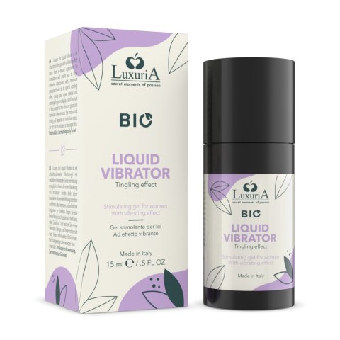 Żel Stymulujący Luxuria BIO Liquid Vibrator 15 ml Żel Stymulujący Luxuria BIO Liquid Vibrator 15 ml
