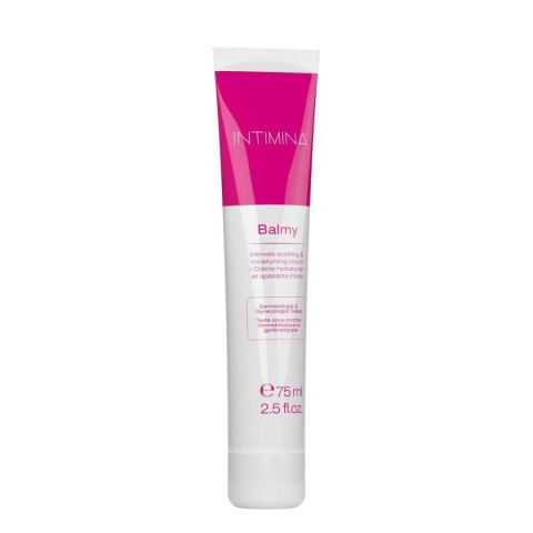 Intimina Krem Do Okolic Intymnych Łagodząco-Nawilżający Balmy 75ml Intimina Krem Do Okolic Intymnych Łagodząco-Nawilżający Balmy 75ml