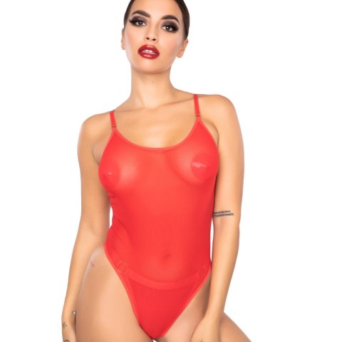 Kinky Diva czerwone body Lustful Body Red S/L