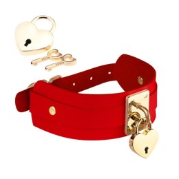 Obroża z Kłódką Kinky Diva Heart Lock & Key