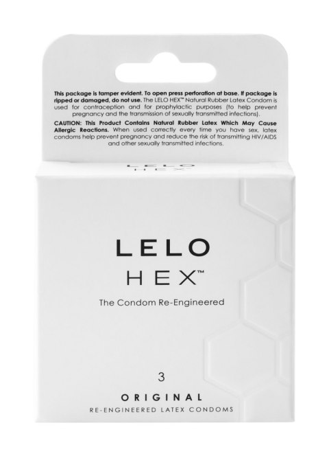 Prezerwatywy Hex Original – Lelo (3 szt.) Prezerwatywy Hex Original – Lelo (3 szt.)