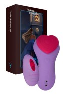Masażer Damski z Pilotem FairyGasm HeartGem Violet