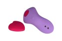 Masażer Damski z Pilotem FairyGasm HeartGem Violet