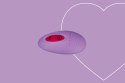 Masażer Damski z Pilotem FairyGasm HeartGem Violet