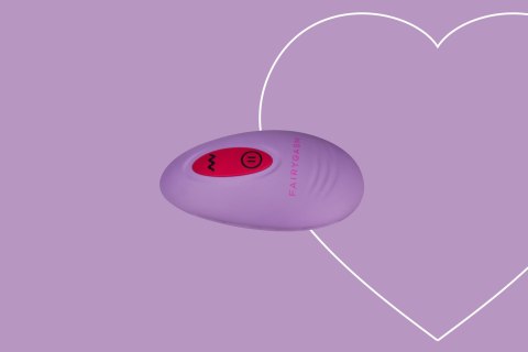 Masażer Damski z Pilotem FairyGasm HeartGem Violet Masażer Damski z Pilotem FairyGasm HeartGem Violet