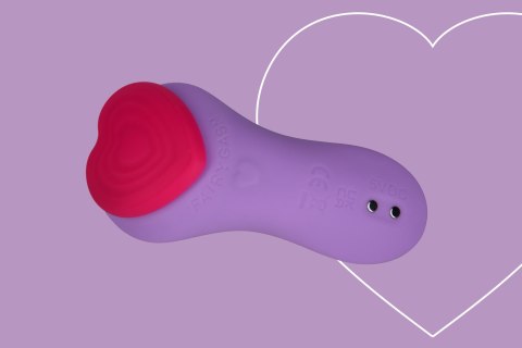 Masażer Damski z Pilotem FairyGasm HeartGem Violet Masażer Damski z Pilotem FairyGasm HeartGem Violet