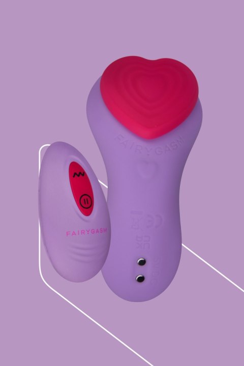 Masażer Damski z Pilotem FairyGasm HeartGem Violet Masażer Damski z Pilotem FairyGasm HeartGem Violet