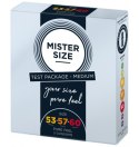 Zestaw testowy prezerwatyw – Mister.Size Testbox (53, 57, 60 mm, 3 szt.)