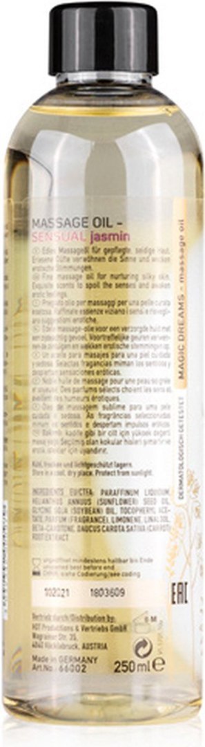 Olejek do masażu Massage Oil Extase Jasmin 250ml Shiatsu Olejek do masażu Massage Oil Extase Jasmin 250ml Shiatsu