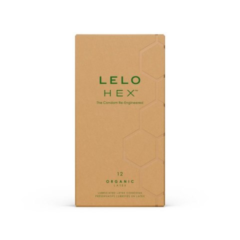 Prezerwatywy organiczne LELO HEX Organic Condoms 12 sztuk Prezerwatywy organiczne LELO HEX Organic Condoms 12 sztuk