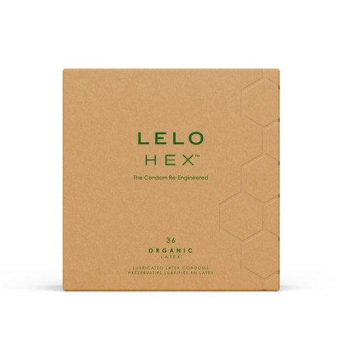 Prezerwatywy organiczne LELO HEX Organic Condoms 36 sztuk Prezerwatywy organiczne LELO HEX Organic Condoms 36 sztuk