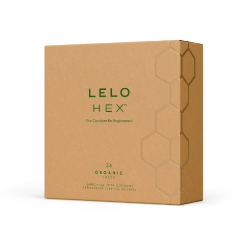 Prezerwatywy organiczne LELO HEX Organic Condoms 36 sztuk Prezerwatywy organiczne LELO HEX Organic Condoms 36 sztuk