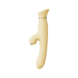 Pulsator łechtaczki z główką róży – Zalo Rose Thruster Lemon Yellow