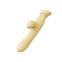 Pulsator łechtaczki z główką róży – Zalo Rose Thruster Lemon Yellow