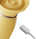 Pulsator łechtaczki z główką róży – Zalo Rose Thruster Lemon Yellow