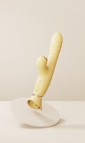 Pulsator łechtaczki z główką róży – Zalo Rose Thruster Lemon Yellow