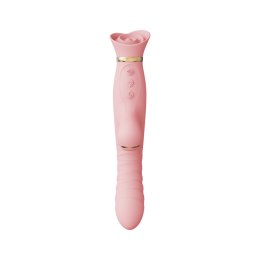 Pulsator łechtaczki z główką róży – Zalo Rose Thruster Strawberry Pink