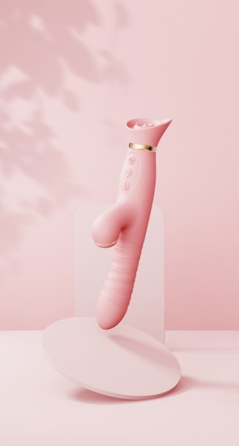Pulsator łechtaczki z główką róży – Zalo Rose Thruster Strawberry Pink Pulsator łechtaczki z główką róży – Zalo Rose Thruster Strawberry Pink