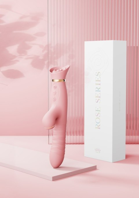 Pulsator łechtaczki z główką róży – Zalo Rose Thruster Strawberry Pink Pulsator łechtaczki z główką róży – Zalo Rose Thruster Strawberry Pink