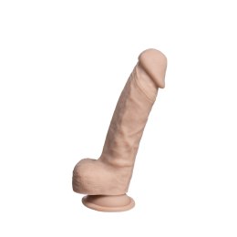Dildo z Przyssawką 21cm Silexd Real Skin Model Flesh