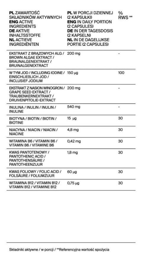 Suplement diety 60 kapsułek Qi-Nu Fat&Carbs Blocker Suplement diety 60 kapsułek Qi-Nu Fat&Carbs Blocker