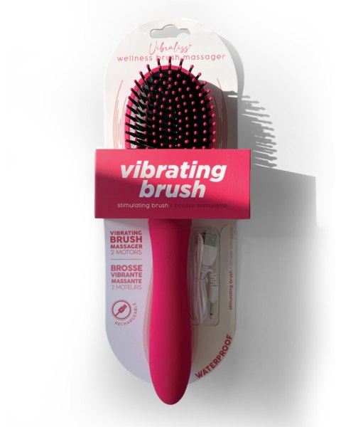 Wibrująca szczotka do włosów Vibrating Brush Pink Wibrująca szczotka do włosów Vibrating Brush Pink