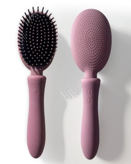 Wibrująca Szczotka do Włosów Vibrating Brush Rose Pudre