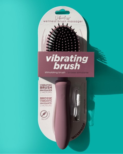 Wibrująca Szczotka do Włosów Vibrating Brush Rose Pudre Wibrująca Szczotka do Włosów Vibrating Brush Rose Pudre