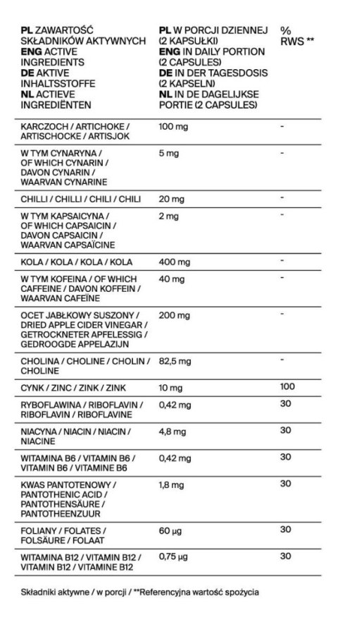 Wsparcie Metabolizmu 60 kapsułek Qi-Nu Metabolism Support Wsparcie Metabolizmu 60 kapsułek Qi-Nu Metabolism Support