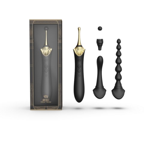 Masażer Łechtaczki i Punktu G – Zalo Bess 2 Obsidian Black Masażer Łechtaczki i Punktu G – Zalo Bess 2 Obsidian Black