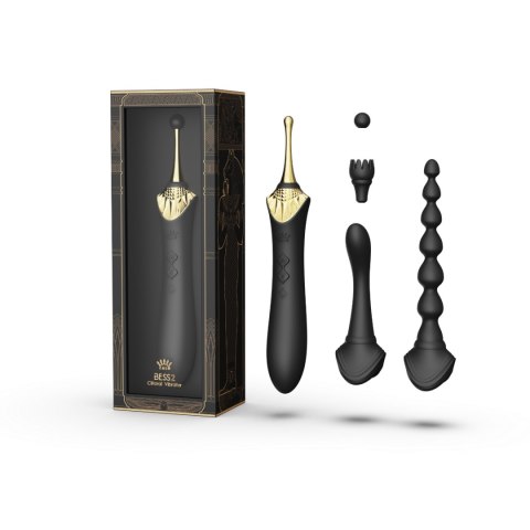 Masażer Łechtaczki i Punktu G – Zalo Bess 2 Obsidian Black Masażer Łechtaczki i Punktu G – Zalo Bess 2 Obsidian Black