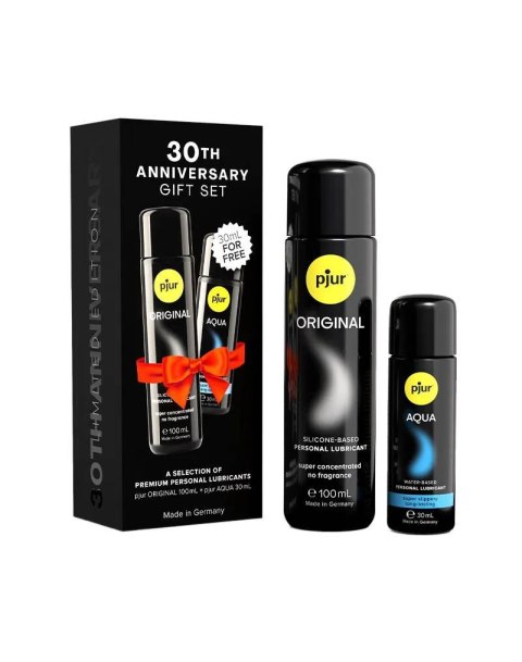 Zestaw Anniversary Gift Set Original 100ml + Aqua 30ml pjur Zestaw Anniversary Gift Set Original 100ml + Aqua 30ml pjur