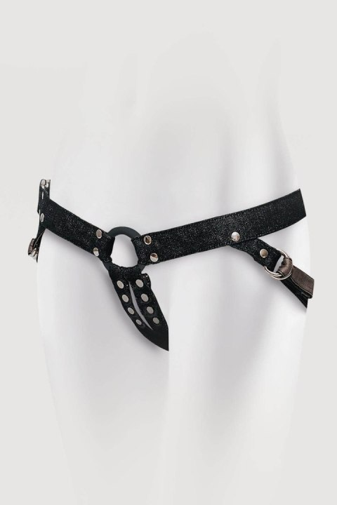 Bawełniany strap-on – Adrien Lastic Rose-Black Bawełniany strap-on – Adrien Lastic Rose-Black