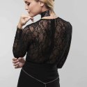 Elegancka obroża – Bijoux Indiscrets Désir Métallique Collar (czarna)