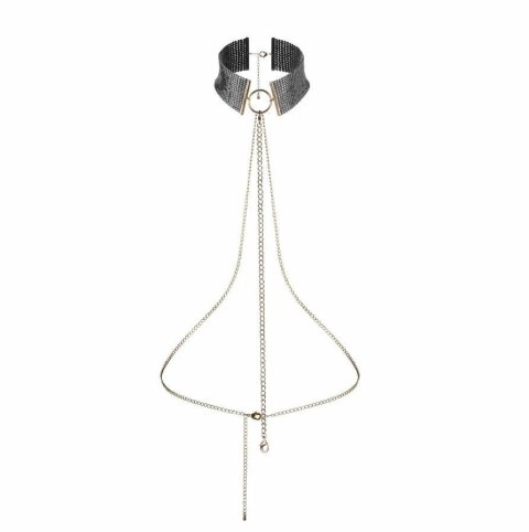 Elegancka obroża – Bijoux Indiscrets Désir Métallique Collar (czarna) Elegancka obroża – Bijoux Indiscrets Désir Métallique Collar (czarna)