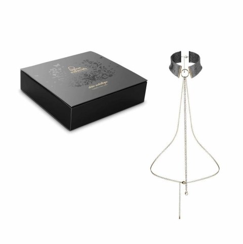 Elegancka obroża – Bijoux Indiscrets Désir Métallique Collar (czarna) Elegancka obroża – Bijoux Indiscrets Désir Métallique Collar (czarna)