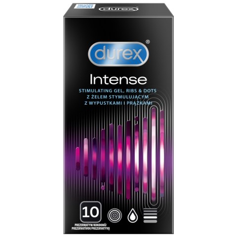 Prezerwatywy opóźniające wytrysk – Durex Intense (10 szt.) Prezerwatywy opóźniające wytrysk – Durex Intense (10 szt.)