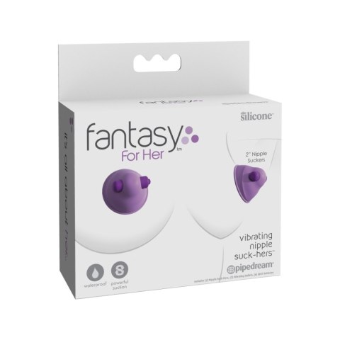 Wibrujące stymulatory sutków – Fantasy for Her Vibrating Nipple Suck-Hers Wibrujące stymulatory sutków – Fantasy for Her Vibrating Nipple Suck-Hers