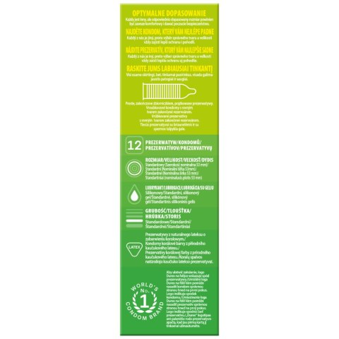 Prezerwatywy z żebrowaniem i wypustkami – Durex Arouser A12 (12 szt.) Prezerwatywy z żebrowaniem i wypustkami – Durex Arouser A12 (12 szt.)