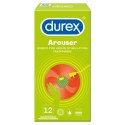 Prezerwatywy z żebrowaniem i wypustkami – Durex Arouser A12 (12 szt.)