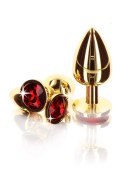 Metalowy korek analny z kryształem – Taboom Diamond Jewel M