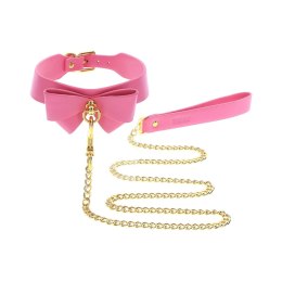 Obróżka z różową smyczą – Taboom Malibu Collar and Leash