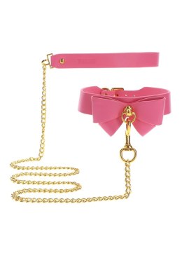 Obróżka z różową smyczą – Taboom Malibu Collar and Leash