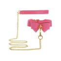 Obróżka z różową smyczą – Taboom Malibu Collar and Leash