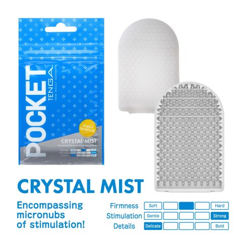 Masturbator kieszonkowy – Tenga Pocket Stroker Crystal Mist Masturbator kieszonkowy – Tenga Pocket Stroker Crystal Mist