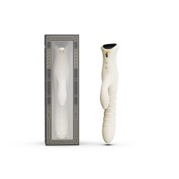 Wibrator króliczek z podwójną stymulacją – Zalo Mose 2 (Ivory White)