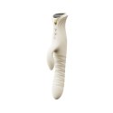 Wibrator króliczek z podwójną stymulacją – Zalo Mose 2 (Ivory White)