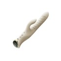 Wibrator króliczek z podwójną stymulacją – Zalo Mose 2 (Ivory White)