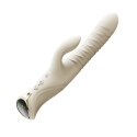 Wibrator króliczek z podwójną stymulacją – Zalo Mose 2 (Ivory White)